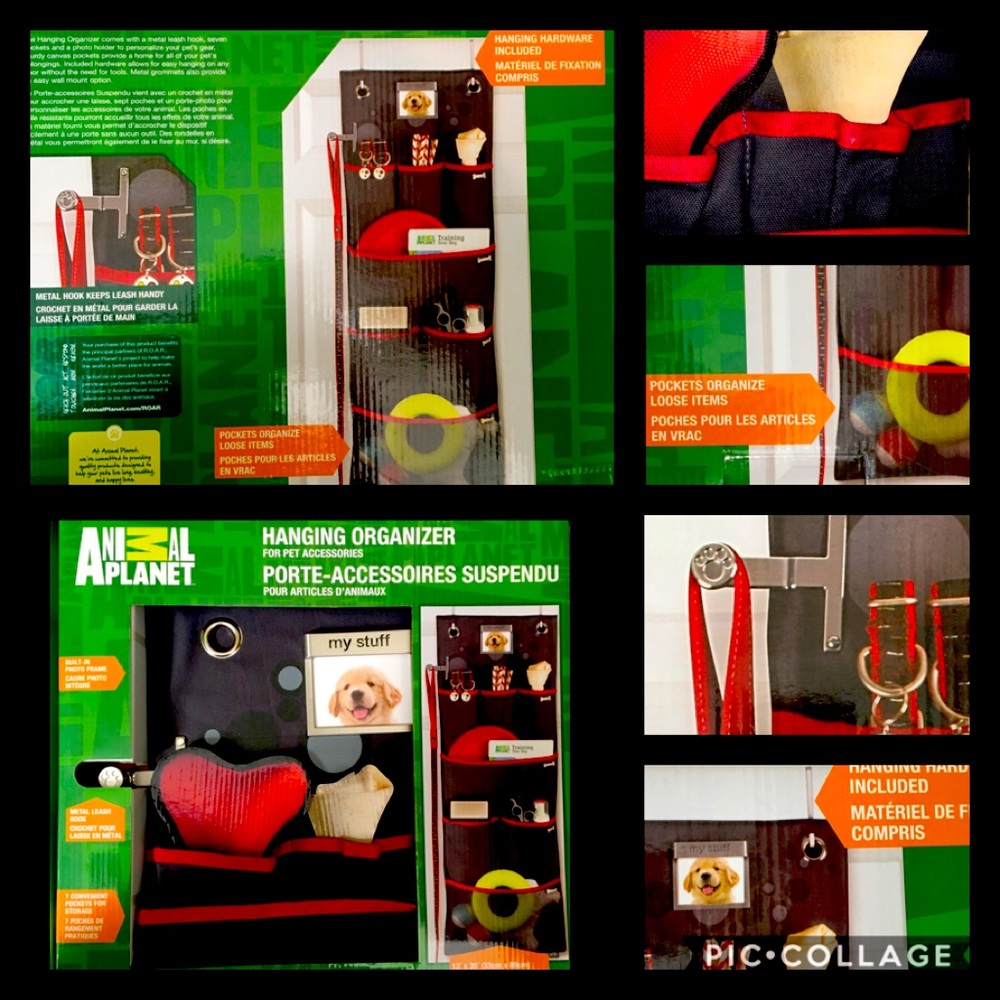 NEW ANIMAL PLANET HANGING PET ORGANIZER